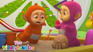 Tiddlytubbies NEW Season 4  Playing in the Sandpit!  Tiddlytubbies 3D Full Episodes