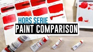 Comparing watercolor, gouache, acrylic gouache and acrylic paints! 