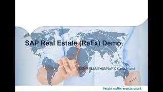 Tech E Training ::SAP RE-FX Demo Session