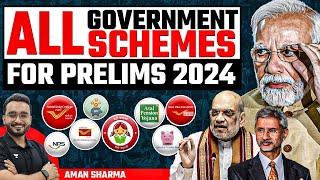 All Government Schemes for UPSC Prelims 2024 | Part 1| Ministry of Agriculture & Social Justice