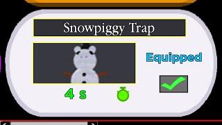 How To Unlock SNOWPIGGY TRAPS! NEW SECRET PIGGY TRAP.. (Piggy Winter Holiday Event Update)