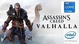 Assassin's Creed Valhalla on Low End PC | Intel UHD G4 | i3-1115G4 | 8GB RAM