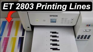 Epson ET 2803 Printing Lines (Fix Vertical or Horizontal Lines).
