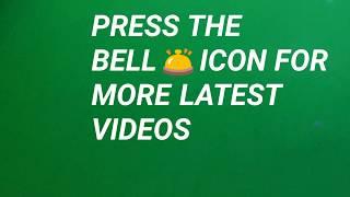 Press the bell icons | GREEN SCREEN 4U free