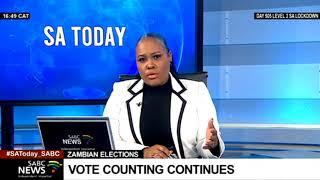 Zambia Elections | Update on vote counting: Ringisai Chikohomero