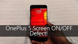 OnePlus 5 Screen ON/OFF Itself Again & Again Below 4% Battery!
