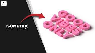 How to Easily Make an Editable Isometric 3D Text in Illustrator Tutorials