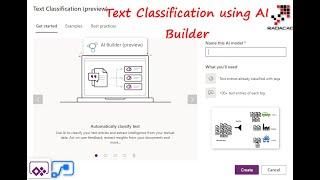 Text Classification using AI Builder, How to set it Up - Part One