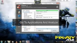How To : Use CCleaner Win7 32 Bit Step By Step Removed 8 GB + Proof . RevCrew