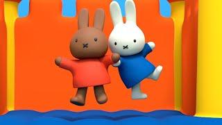 Miffy On the Bouncy castle! | Miffy | Sweet Little Bunny