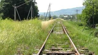 Railway line leading into Borislaw - July 2012