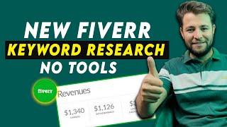 Fiverr Keyword Research Method - Fiverr KEYWORD Research 2024 - How To Find Low Competition Keywords