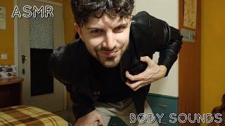 Fabric Scratching & Tapping (Body Sounds) - ASMR MALE