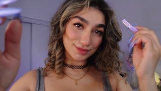 ASMR • Girl Does Your Eyebrows  (lots of personal attention, plucking, layered sounds)