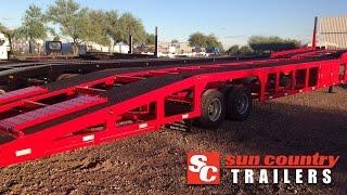 Commercial 4 Car Haulers Built by Sun Country Trailers