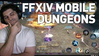 Yep, Those Are Dungeons - FFXIV Mobile Dungeon Gameplay & Features