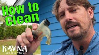 How to Clean Snorkeling Gear | Kona Snorkel Trips