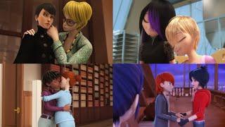 canon LGBTQIA+ couples in miraculous | happy pride month!