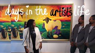 the crazy week of the BEEF + closing reception of my solo art show