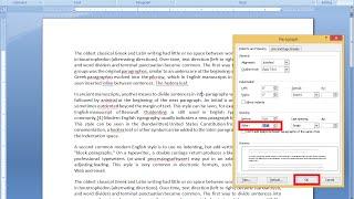 Auto Paragraph Space Adjust in MS Word using Shortcut Key