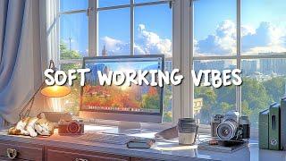 Soft Working Vibes ~  Lofi Radio With Relaxing Music For Work, Study, Sleep  Lofi Study Corner