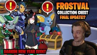 Final Frostval 10k Collection Chest Update!? Darkon New Years! New Nulgath House! AQW