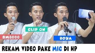 Cara Rekam Video pake Mic Eksternal di HP  Android !! Condenser Shotgun Clip On Splitter Cinema FV-5