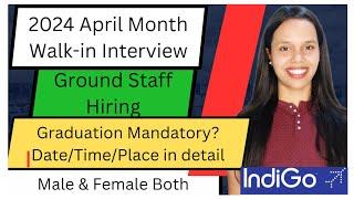 Ground Staff Job Walkin Interview| Indigo Ground Staff Vacancy Update Part:1| Airport Jobs in India|