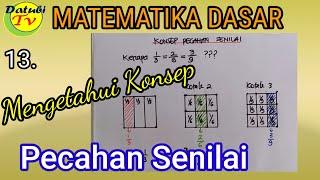 PECAHAN BIASA || Konsep Pecahan Senilai (@Datubi Tv)