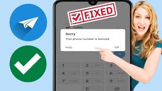 Fix" Telegram This number is banned Problem (2024) | Telegram Phone Number Error