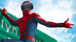 SPIDERMAN EN REALIDAD VIRTUAL !! SIMULADOR DE SPIDERMAN - ElChurches