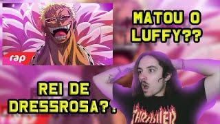 (QUE VOZ!!) -REACT- Rap do Doflamingo (One Piece) - UM REI | NERD HITS