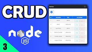 3/3 - CRUD con Node JS - Editar y eliminar registros. Fin del proyecto.