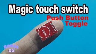 TTP223 Kapasitif Saklar Sentuh Magic switch Ide kreatif DIY