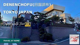 4k hdr japan walk | Denenchofu old rich residential area in Tokyo | Combination of residence and art