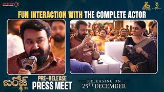 Fun Interaction with Complete Actor | Barroz 3D Pre-Release Press Meet | Mohanlal | Mythri Release