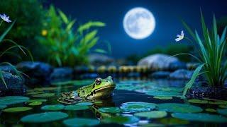 Gentle Nighttime Nature ASMR | Relaxing Frog and Cricket Sounds to Drift Off to Sleep