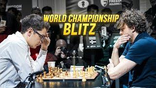 Fabiano Caruana Battles Hans Niemann In New York | 2024 World Blitz Championship