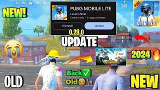 Pubg Lite Old 0.28.0 New Comeback Update 2024 | Pubg Mobile Lite 0.28.0 Old Back Update 2024 