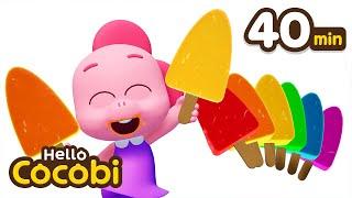 Learn Colors with Popsiclesand More Color Videos For Kids | Hello Cocobi