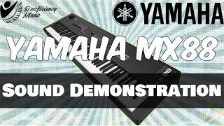 Yamaha MX88: Sounds Demo (No Talking, Just Playing)