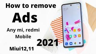 how to remove ads from redmi miui12,miui11,how to disable mi ads