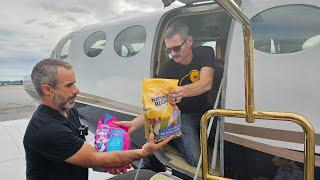 Airdropping Supplies Into North Carolina Disaster