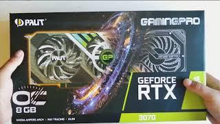 Palit GeForce RTX™ 3070 GamingPro Unboxing