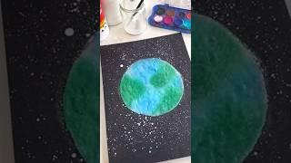 Salt Painting for Earth Day. #processart #artsandcrafts #stemeducation #earthday