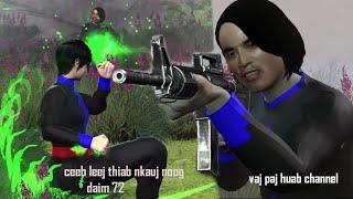 ceeb leej thiab nkauj noog daim 72, hmong movie 3d