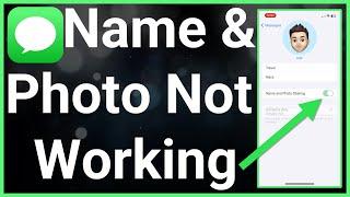 How To Fix Share Name And Photo In iMessage Not Working
