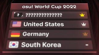 The United States Should Have Never Won The 2022 osu! World Cup...