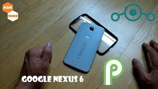 Flash Lineage OS 16 Google Nexus 6 Android 9 Pie