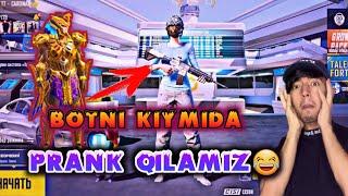 ODDIY KIYIMDA PRANK QILAMIZ - RUS QIZLARNI MAZGI QILAMAN  - PUBG MOBILE